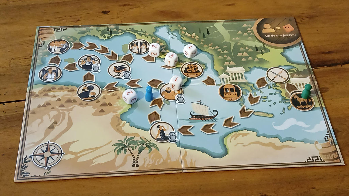 Retour à Ithaque – Jeu de société éducatif et coopératif sur l'Odyssée