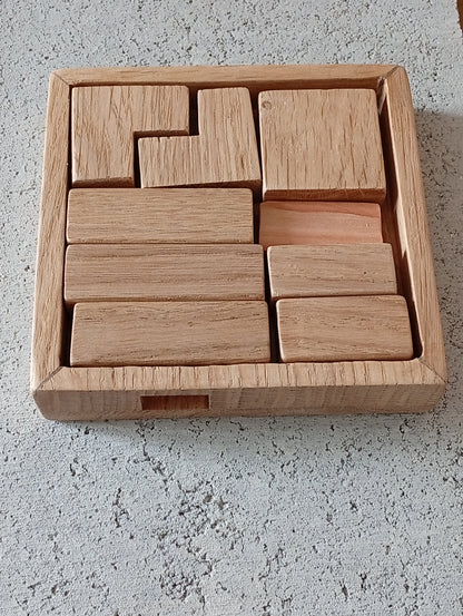 DÉDALE : Casse-tête en bois (jusqu’à 4 niveaux de difficulté)