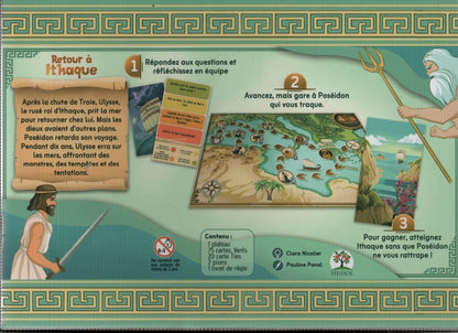 Retour à Ithaque – Jeu de société éducatif et coopératif sur l'Odyssée