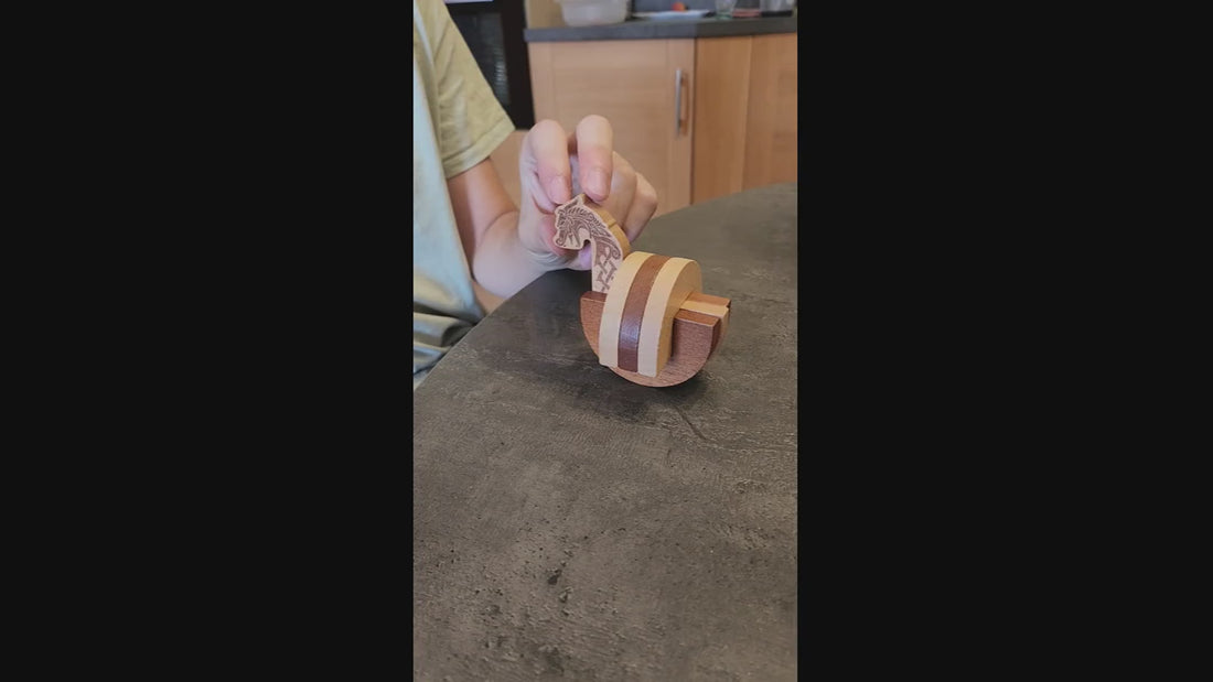 Aperçu vidéo Solution de Casse-Tête en Bois : Cube 9L